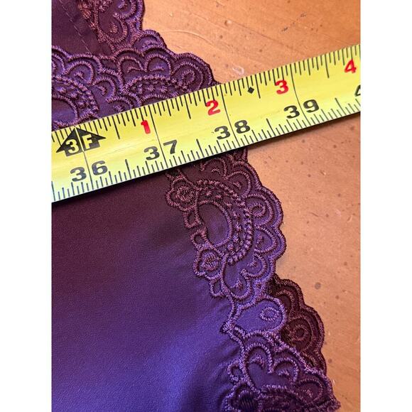 Parker NWT Cordovan Overlay Lace Dress Sleeveless Mini Burgundy Size Medium - Picture 12 of 12